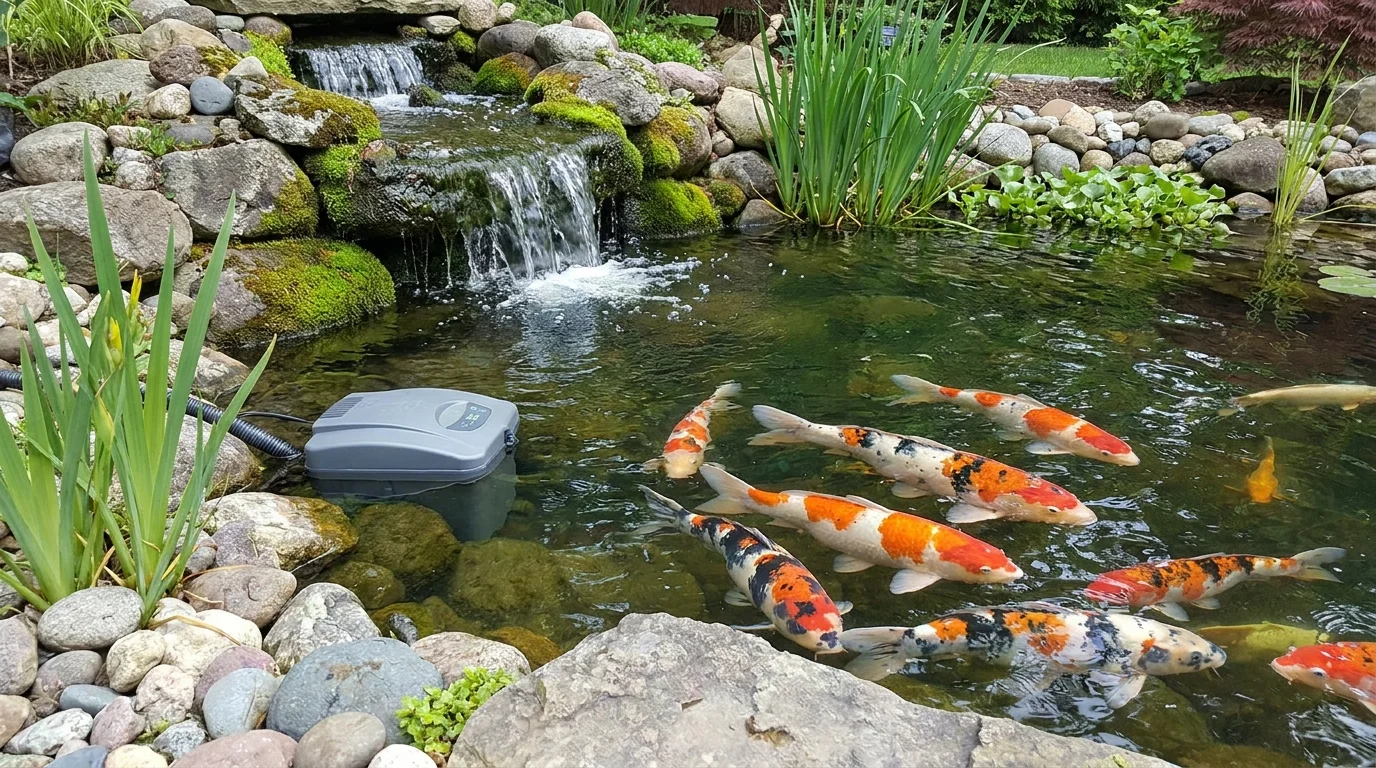 תחזוקת בריכת קוי — מדריך עונתי מלא מחוות דג הזהב